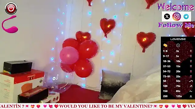 Snapshot of SofiaMadisson chatting on 14, 2, 2025 SofiaMadisson online show from 14, 2, 2025