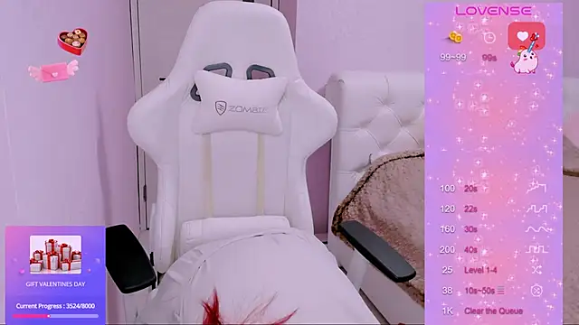 Snapshot of MissClarks chatting on 22, 2, 2025 MissClarks online show from 22, 2, 2025