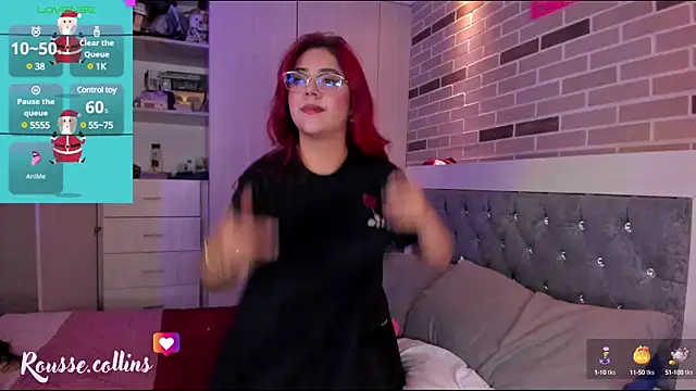 Rousse Collinss online show from 1, 1, 2025