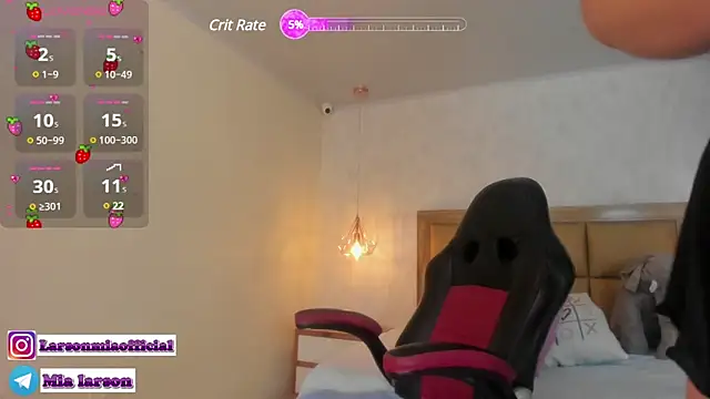 Snapshot of LARSONMIA chatting on 16, 1, 2025 LARSONMIA online show from 16, 1, 2025