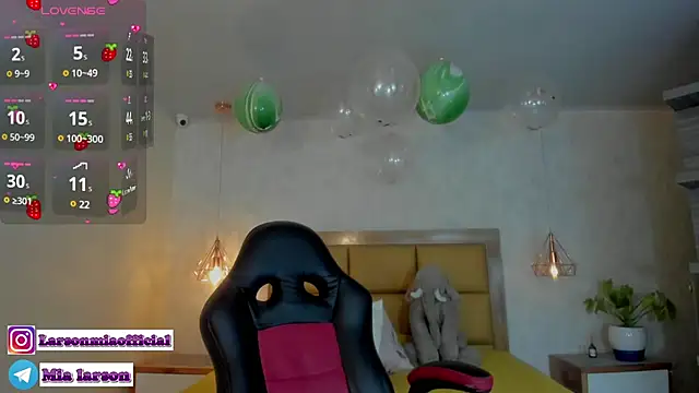 Snapshot of LARSONMIA chatting on 23, 1, 2025 LARSONMIA online show from 23, 1, 2025