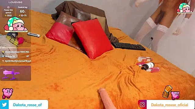 Snapshot of DakotaRosee chatting on 21, 2, 2025 DakotaRosee online show from 21, 2, 2025