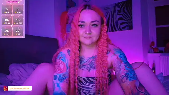 PinkHurricaneOfficial online show from 3, 2, 2025