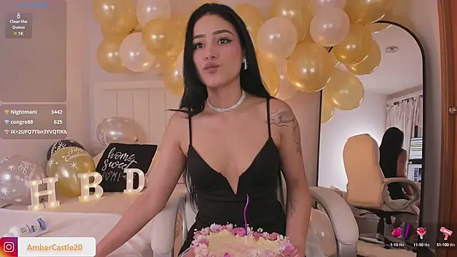 Snapshot of Amber-9 chatting on 20, 1, 2025 Amber-9 online show from 20, 1, 2025