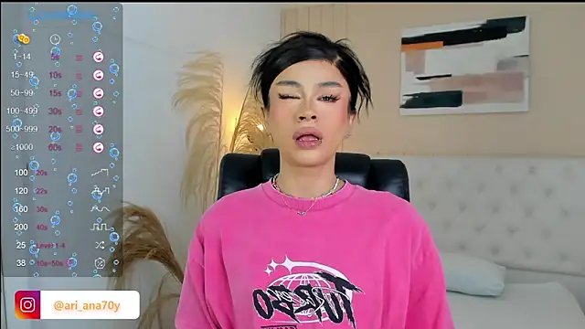 Snapshot of LOISE-XX chatting on 3, 12, 2025 LOISE-XX online show from 3, 12, 2025