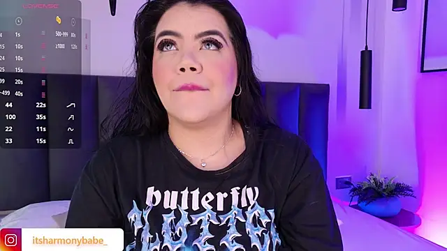 Snapshot of Harmonybabe_ chatting on 11, 9, 2025 Harmonybabe online show from 11, 9, 2025