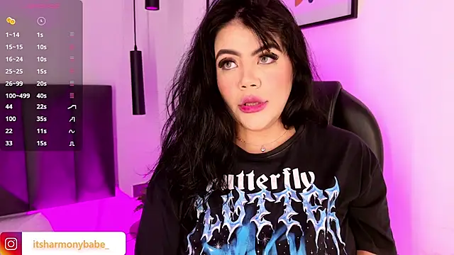 Snapshot of Harmonybabe_ chatting on 13, 9, 2025 Harmonybabe online show from 13, 9, 2025