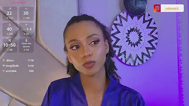 Nahomi King online show from 19, 2, 2025