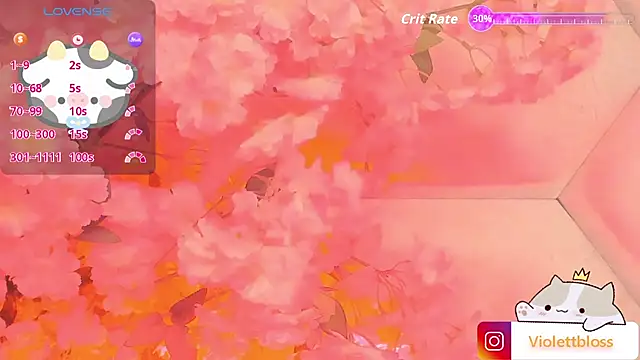 Violettbloss online show from 10, 9, 2025