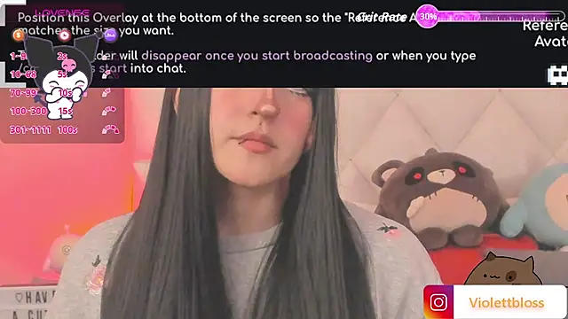 Violettbloss online show from 15, 10, 2025