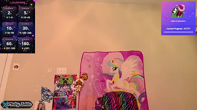 BabyZelda online show from 19, 12, 2024