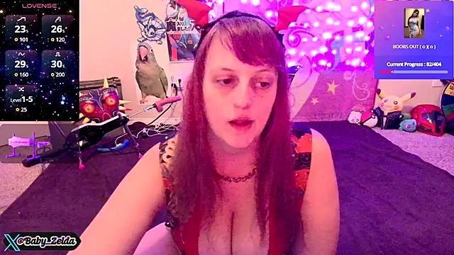 BabyZelda online show from 17, 12, 2025