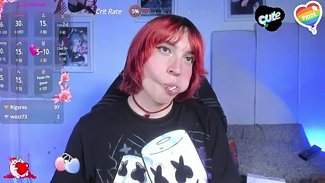 Snapshot of -kisa_ chatting on 21, 2, 2025 -kisa online show from 21, 2, 2025