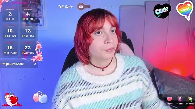 Snapshot of -kisa_ chatting on 22, 2, 2025 -kisa online show from 22, 2, 2025