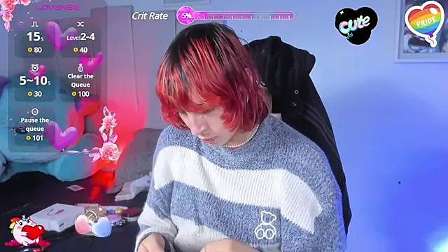 Snapshot of -kisa_ chatting on 1, 3, 2025 -kisa online show from 1, 3, 2025