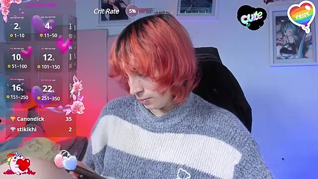 Snapshot of -kisa_ chatting on 6, 3, 2025 -kisa online show from 6, 3, 2025