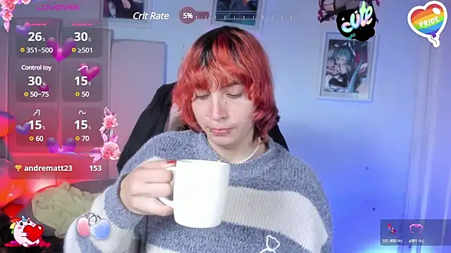 Snapshot of -kisa_ chatting on 8, 3, 2025 -kisa online show from 8, 3, 2025