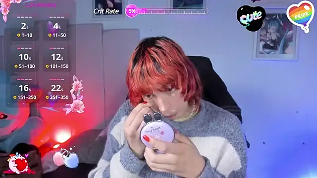 Snapshot of -kisa_ chatting on 9, 3, 2025 -kisa online show from 9, 3, 2025