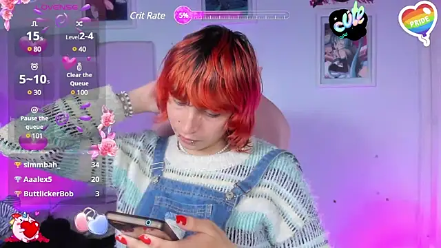 Snapshot of -kisa_ chatting on 13, 3, 2025 -kisa online show from 13, 3, 2025