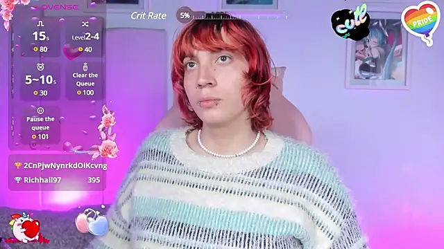 Snapshot of -kisa_ chatting on 15, 3, 2025 -kisa online show from 15, 3, 2025