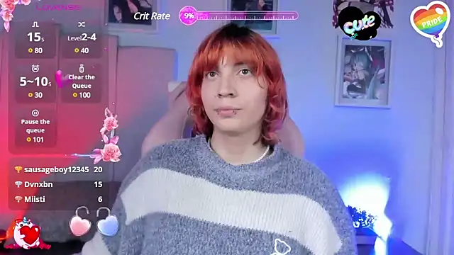 Snapshot of -kisa_ chatting on 18, 3, 2025 -kisa online show from 18, 3, 2025