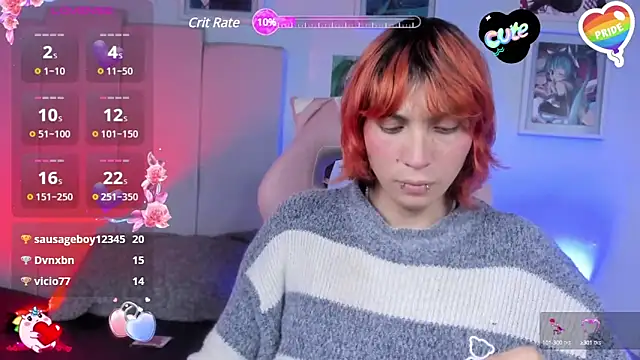 Snapshot of -kisa_ chatting on 18, 3, 2025 -kisa online show from 18, 3, 2025