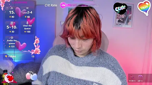 Snapshot of -kisa_ chatting on 19, 3, 2025 -kisa online show from 19, 3, 2025