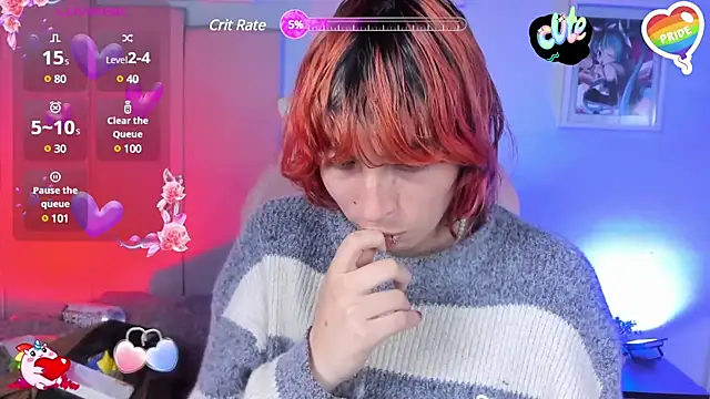 Snapshot of -kisa_ chatting on 21, 3, 2025 -kisa online show from 21, 3, 2025