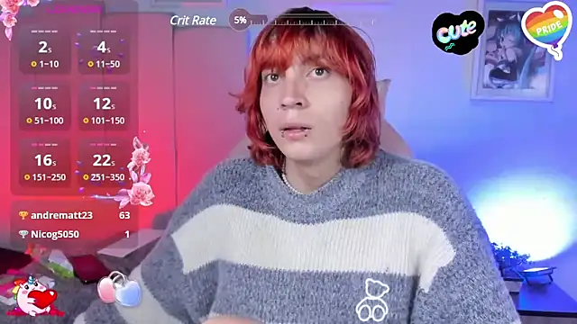 Snapshot of -kisa_ chatting on 21, 3, 2025 -kisa online show from 21, 3, 2025