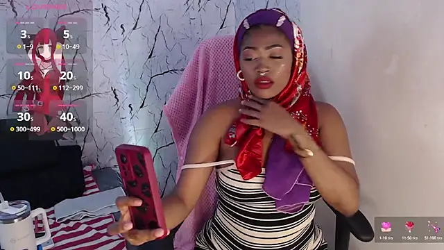 Snapshot of ebonyciaraqueen chatting on 18, 3, 2025 ebonyciaraqueen online show from 18, 3, 2025