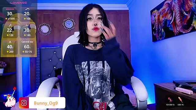 Snapshot of Bunny_O chatting on 1, 3, 2025 Bunny O online show from 1, 3, 2025