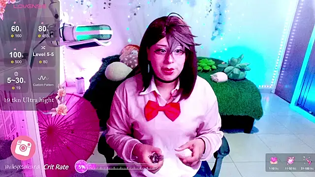 MilkyXSakura online show from 9, 3, 2025