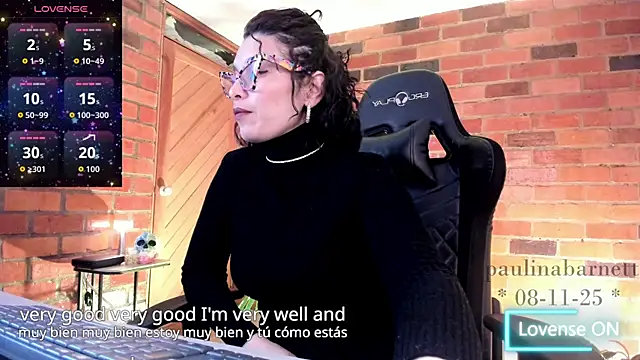 Snapshot of paulinabarnett- chatting on 9, 11, 2025 paulinabarnett- online show from 9, 11, 2025