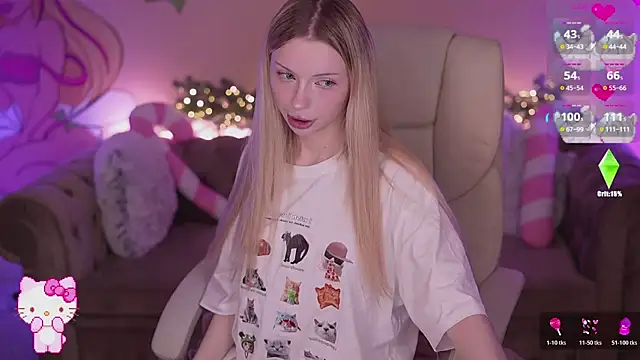 Snapshot of EviStar chatting on 18, 12, 2025 EviStar online show from 18, 12, 2025