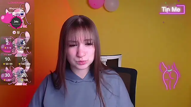 Evelina GG online show from 25, 2, 2025