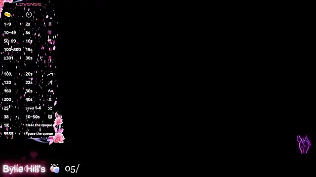 Snapshot of Bylie_Hills chatting on 6, 10, 2025 Bylie Hills online show from 6, 10, 2025