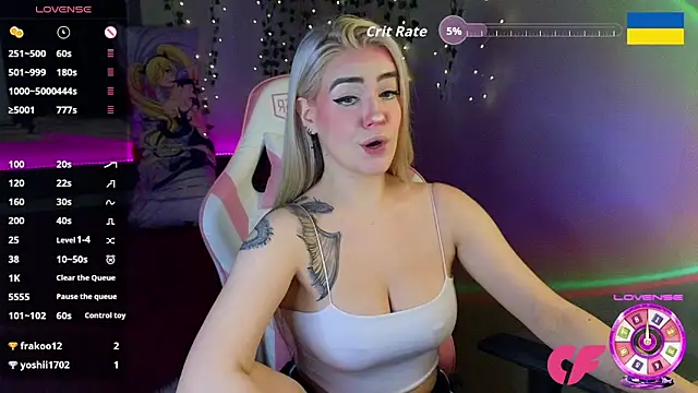 Snapshot of RedVelveten chatting on 5, 10, 2025 RedVelveten online show from 5, 10, 2025