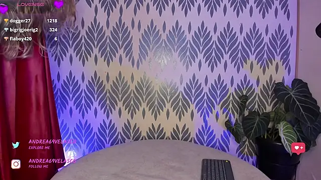 Snapshot of AndreaVelasco chatting on 31, 1, 2025 AndreaVelasco online show from 31, 1, 2025