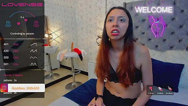 Goddess  Lilith online show from 8, 12, 2024