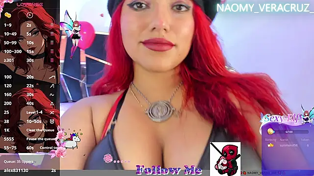 Naomy veracruz  online show from 24, 2, 2025