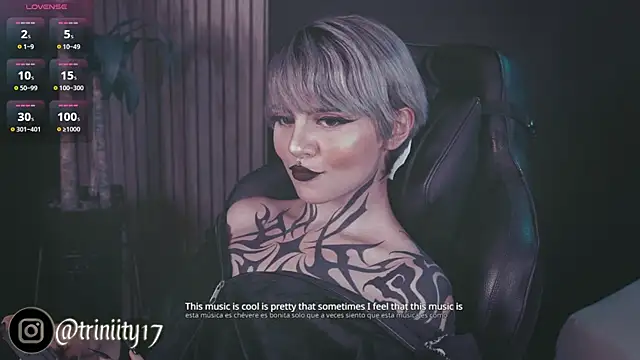 Snapshot of Trinity___s chatting on 16, 3, 2025 Trinity s online show from 16, 3, 2025