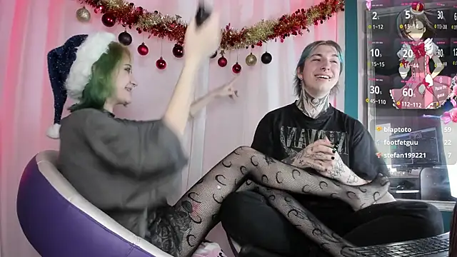 Snapshot of Milten-Trish chatting on 23, 12, 2024 Milten-Trish online show from 23, 12, 2024