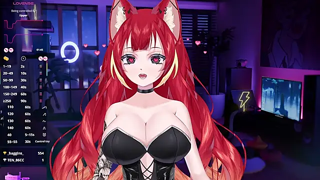 LewdKira VT online show from 1, 2, 2025