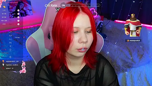 Little kitsune1707 online show from 27, 2, 2025