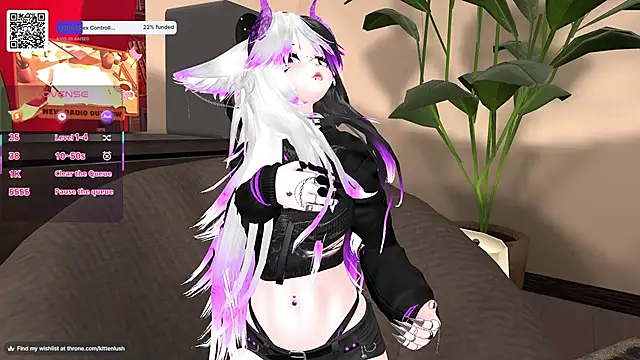 Kitten Lush online show from 22, 3, 2025