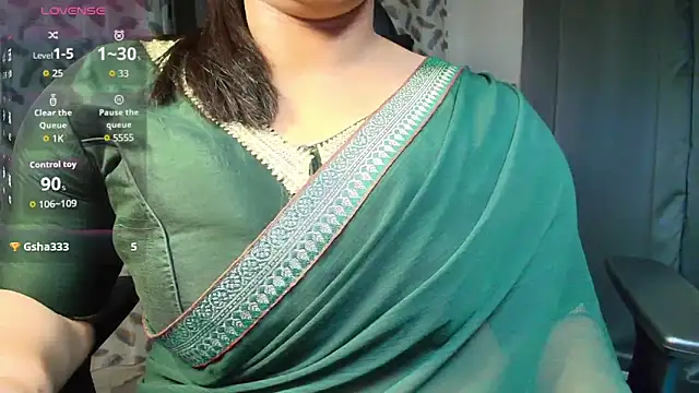 Snapshot of _Lisha_ chatting on 23, 9, 2025  Lisha  online show from 23, 9, 2025