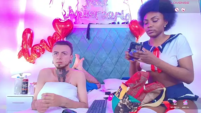 Asha zuri and adam online show from 17, 9, 2025