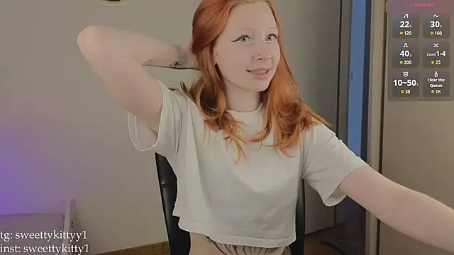Snapshot of sweettykitty chatting on 10, 7, 2026 sweettykitty online show from 10, 7, 2026