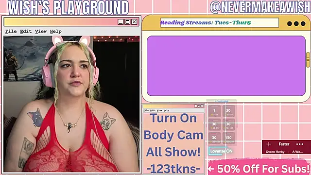 nevermakeawish online show from 28, 3, 2026