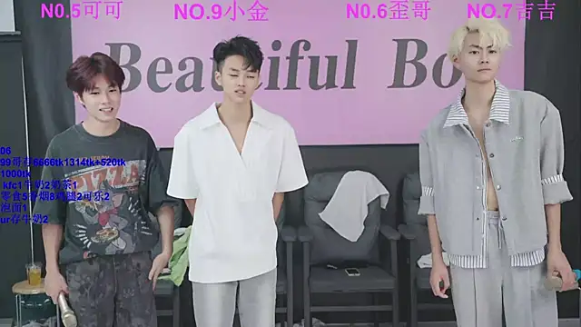 Beautifulboys-777 online show from 15, 9, 2025